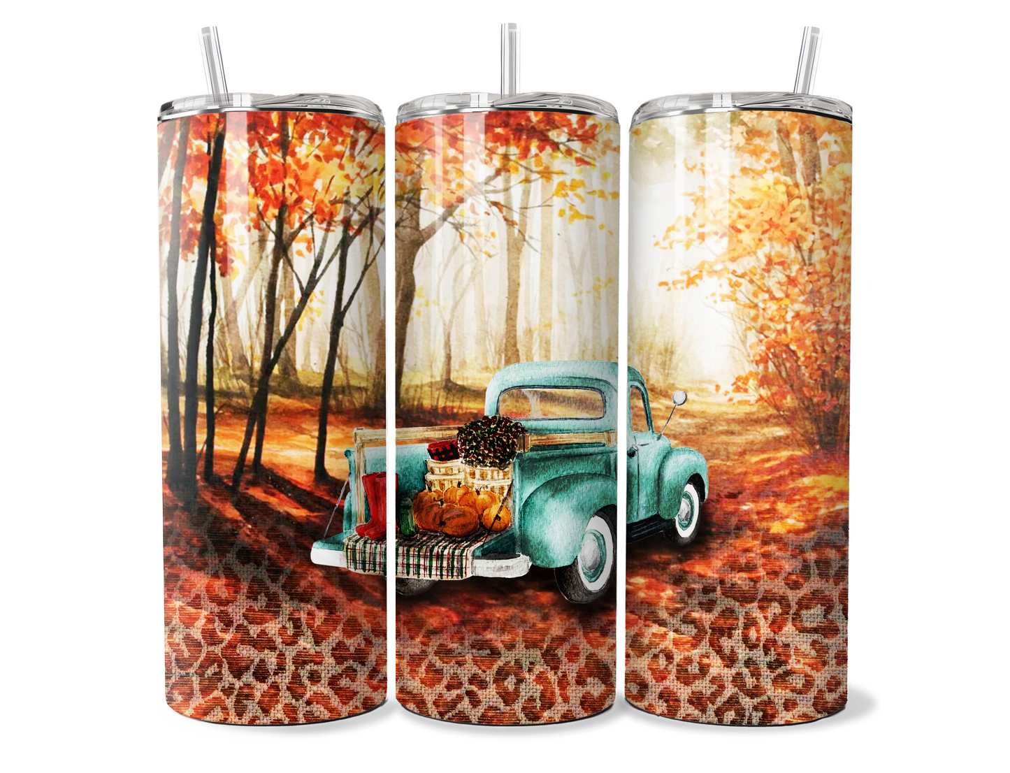 Pumpkin Truck in Fall