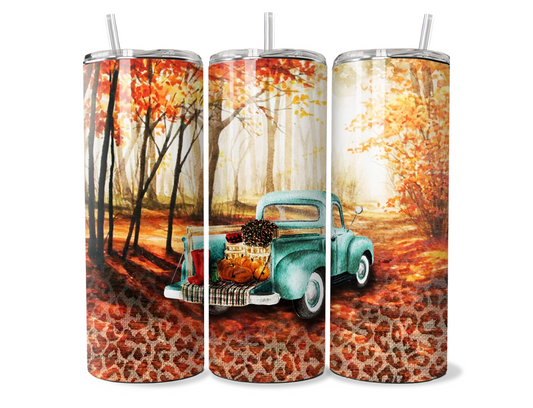 Pumpkin Truck in Fall