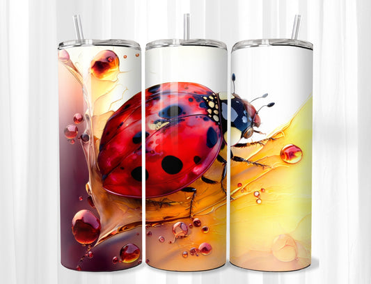 Ladybug in Watercolor